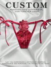 Lace Flower Strap Underwear Custom