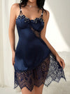 Sexy Lace Satin Nightdress