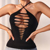 Hollow Sexy Strap Halterneck BodyShaper Vest