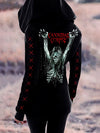 Women's Cannibal Corpse Symbol Full Printed Zipper Hoodie