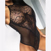 Sexy Lace Flower Halter Jumpsuit