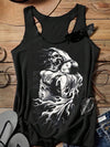 Music & Skull Printed Comfortable Vests