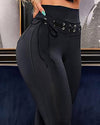 Sexy Lace-up Skinny Yoga Pants