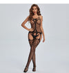 Sexy Lace Hollow-out Stockings Jumpsuit