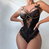 Sexy Lace Cutout One-Piece Pajamas