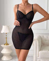 Sexy Inner Strap See-through Sling Dress