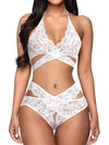 Sexy See-through Lace Cross Underwear Suit