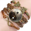 Yin Yang Tai Chi Hand-woven Multi-layered Bracelet