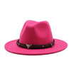 Wide Brim Wooled Top Hat