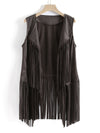 Tassel Slim Fit Skinny Vest