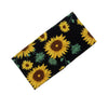Sunflower Printed Wide Casual Headband