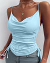 Sexy Solid Color Slim-Fit Camisole