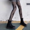 Gothic Punk Skull Fishnet Pantyhose