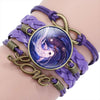 Yin Yang Tai Chi Hand-woven Multi-layered Bracelet