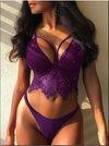 Sexy Lace Corset Hollow Underwear Suit