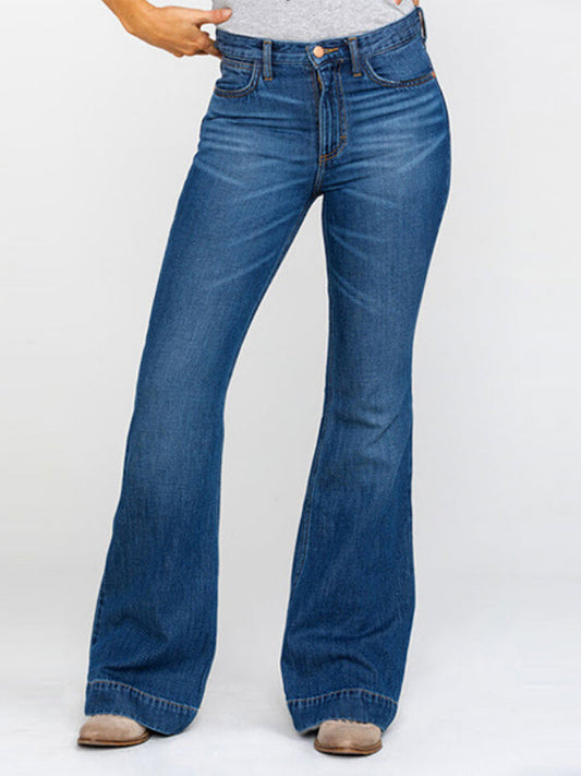 Clearance-Mid-rise Slim Fit Bootcut Jeans