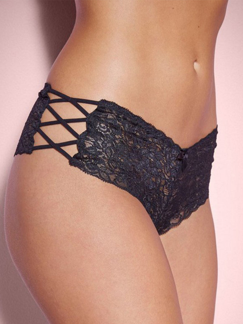 Sexy Lace Cutout Cross Underpants Boxers