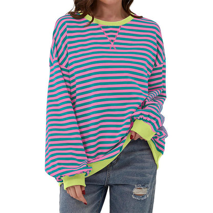 Women's Casual Striped Sweater