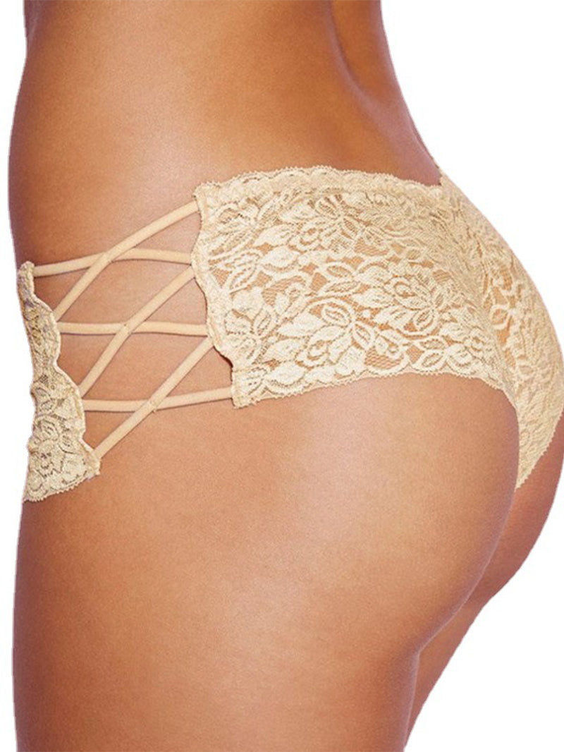 Sexy Lace Cutout Cross Underpants Boxers