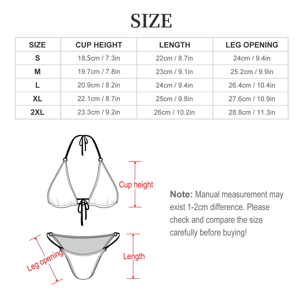 Sexy Skull Skeleton Ornaments Printed Lace-up Swim Suit