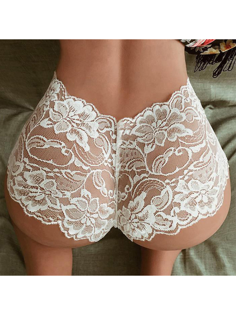 Sexy Lace Cutout Briefs Underwear