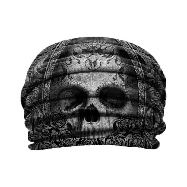 Punk Style Skull Printed Casual Headband