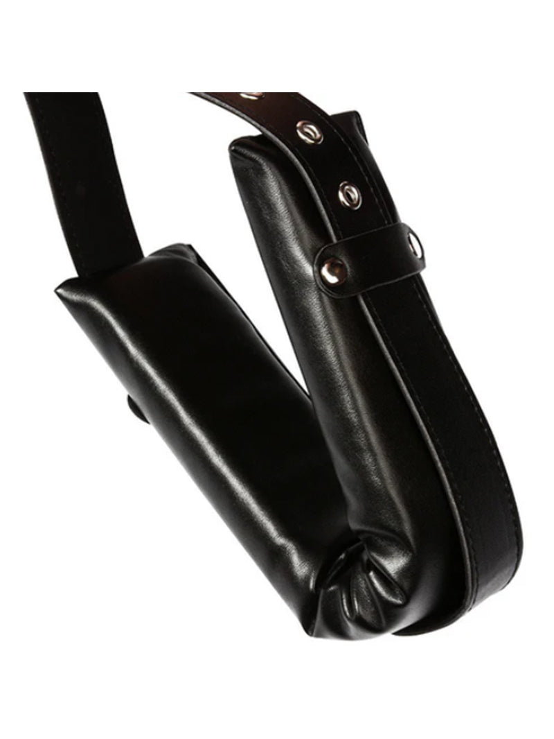 Sexy Leather Halter Binding Bind Leg Band