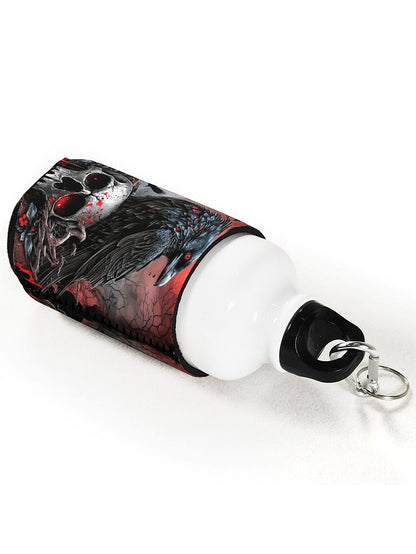 Fashion Gothic Night Skull Crow Printed Cup Cover