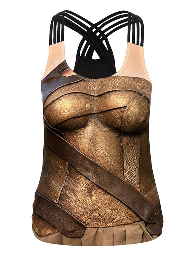 Movie Character Woman 3D Digital Printing Yoga Vest