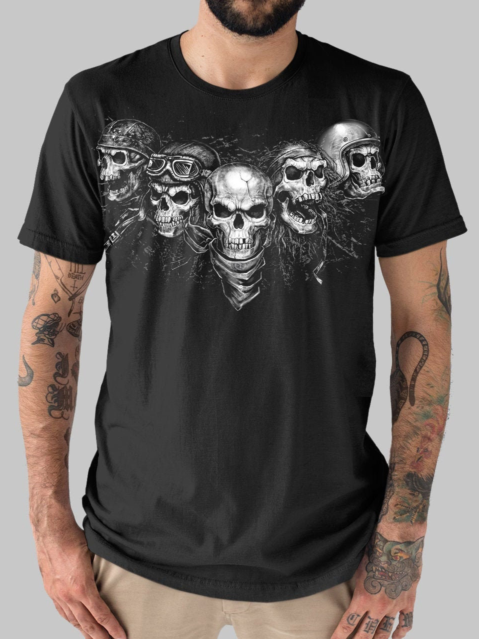 Men's Skull Print T-Shirt