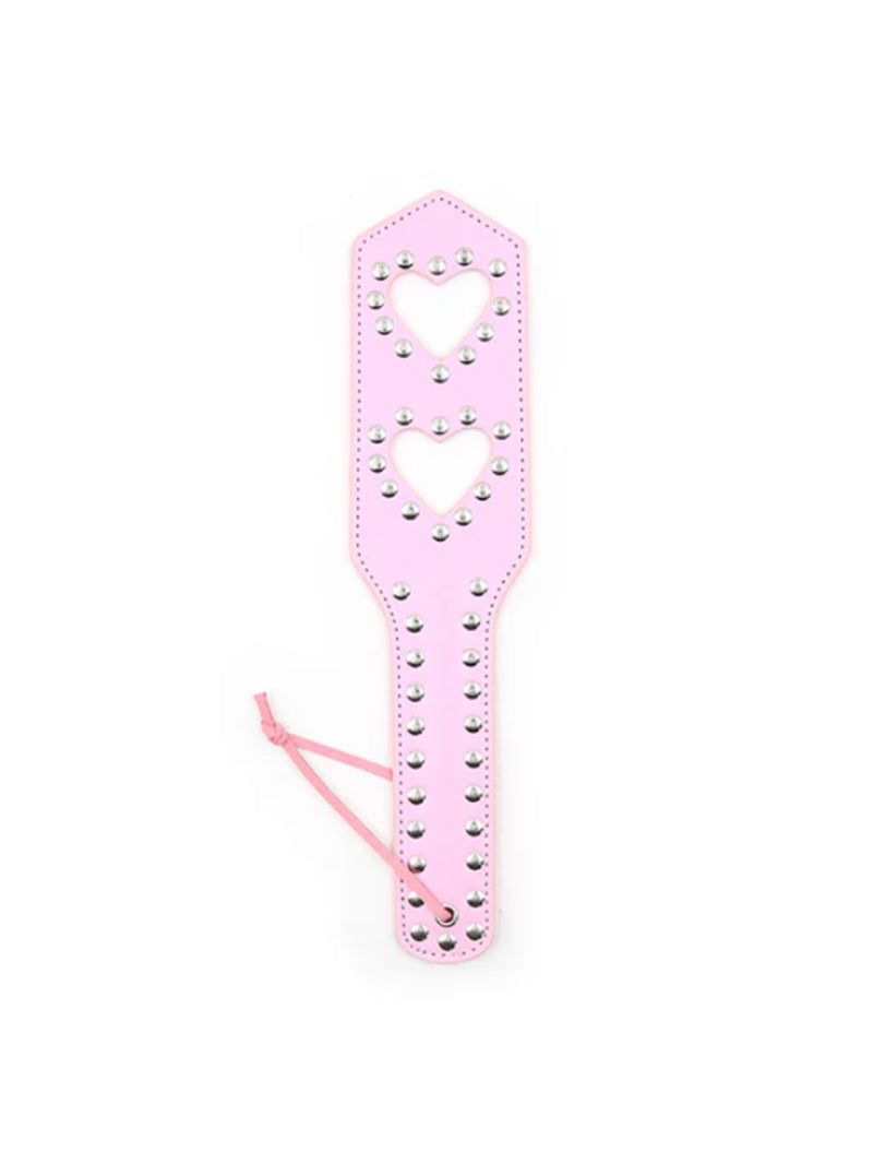 PU Leather Clapping Device Device Love Heart Multi-Nail Toy