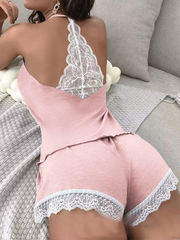 Sexy Lace Stitching Underwear Suit
