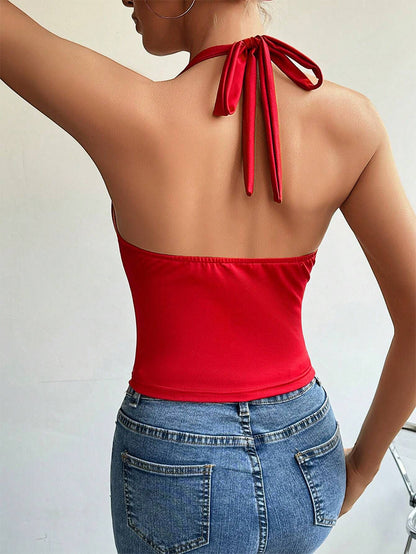 Sexy Halter Slim Vest