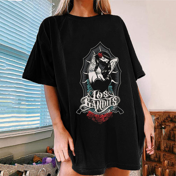 Los Bandits Printed Short-Sleeve T-shirt