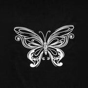 Gilet creux sexy imprimé papillon
