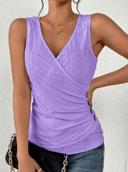 Sexy Slim Fit Solid Color and V-neck Vest