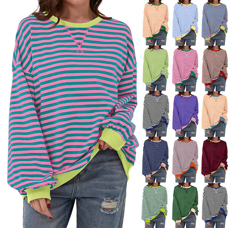 Women's Casual Striped Sweater