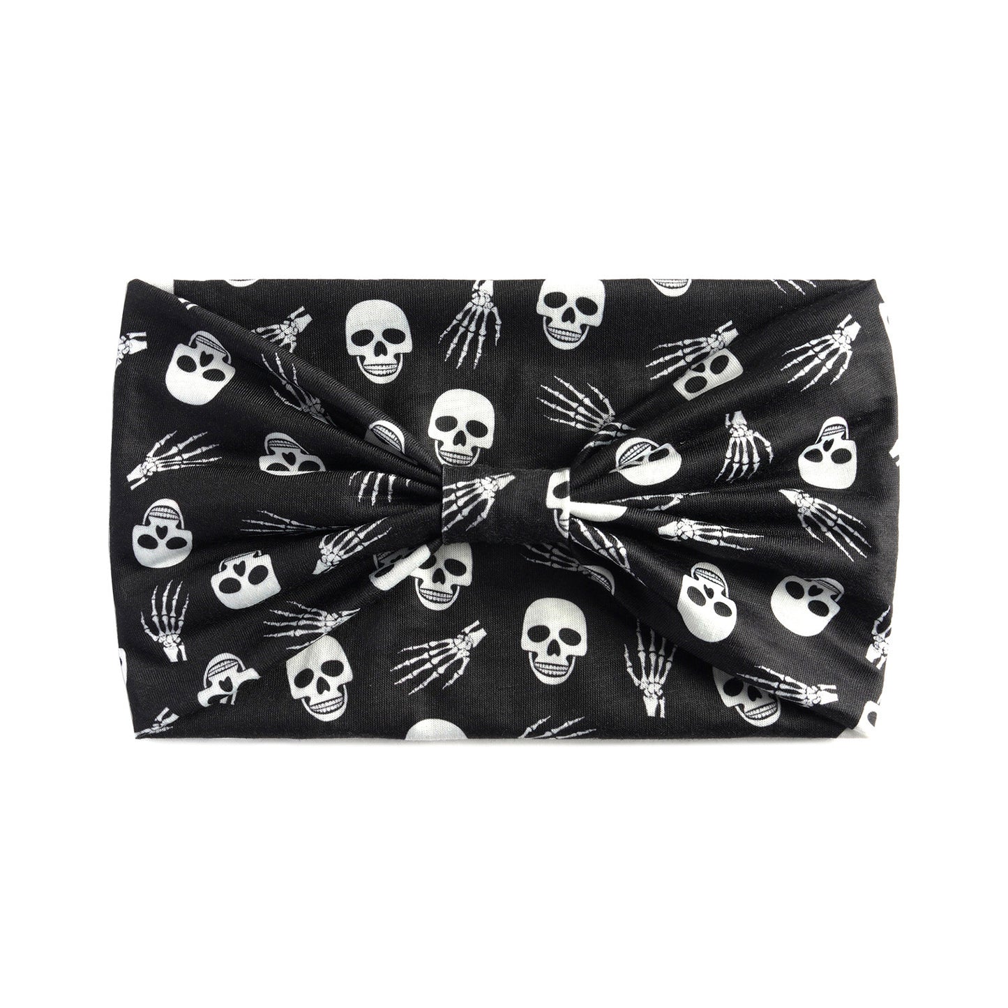 Gothic Skull Print Sports Sweat-Absorbent Hair Band Headscarf