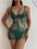 Sexy Lace Sling Gather Nightdress Suit