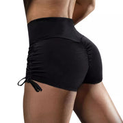 Lässige Sport-Shorts mit elastischer Taille und Kordelzug in Volltonfarbe