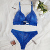 Plus Size Sexy Lace Bra 2-Piece Set