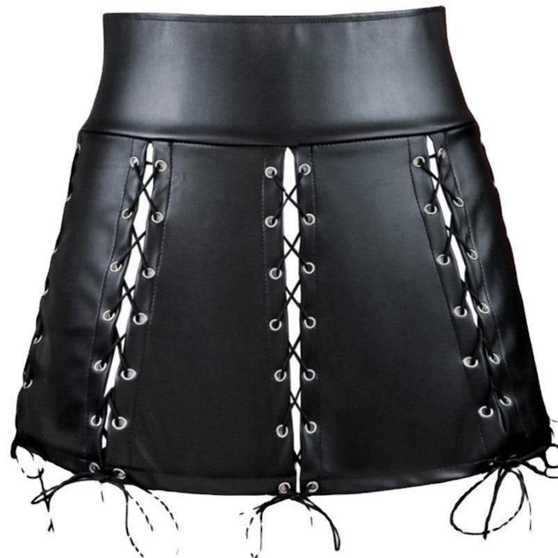 Sexy Tied Rivet Skirts