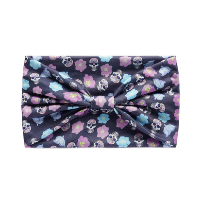 Gothic Skull Print Sports Sweat-Absorbent Hair Band Headscarf