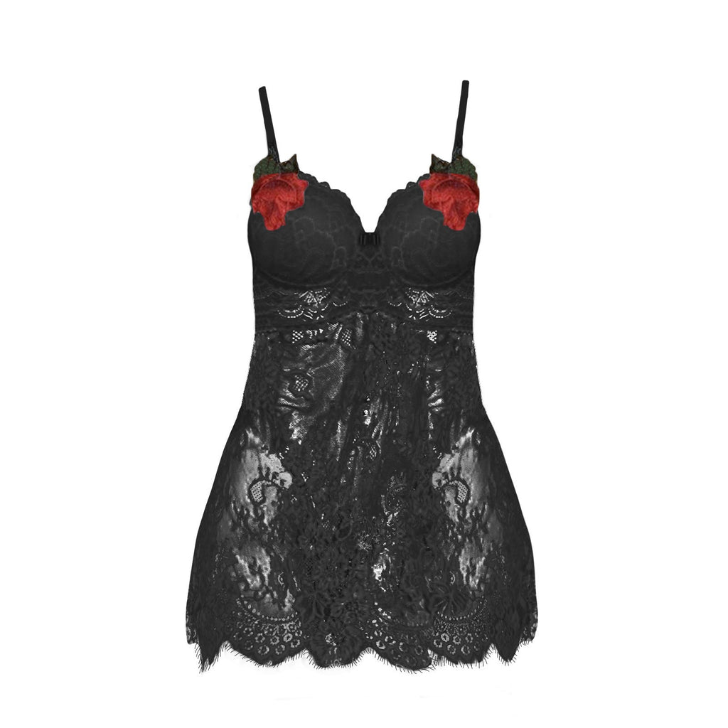 Sexy Lace Night Skirt Suit