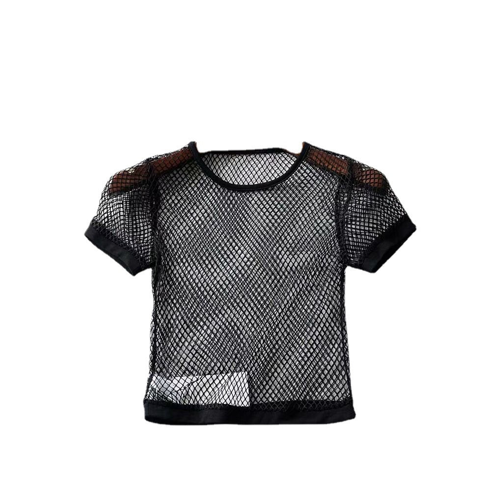 Sexy Cutout Mesh T-shirt