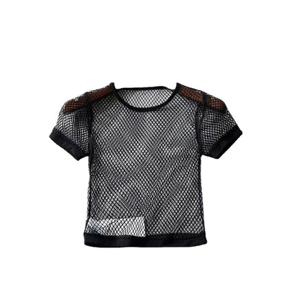 Sexy Cutout Mesh T-shirt