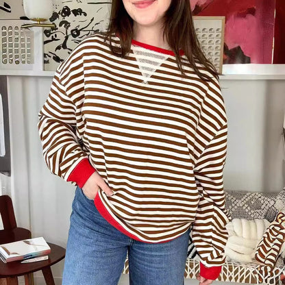 Women's Casual Striped Sweater