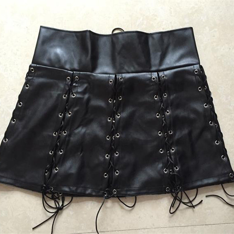 Sexy Tied Rivet Skirts