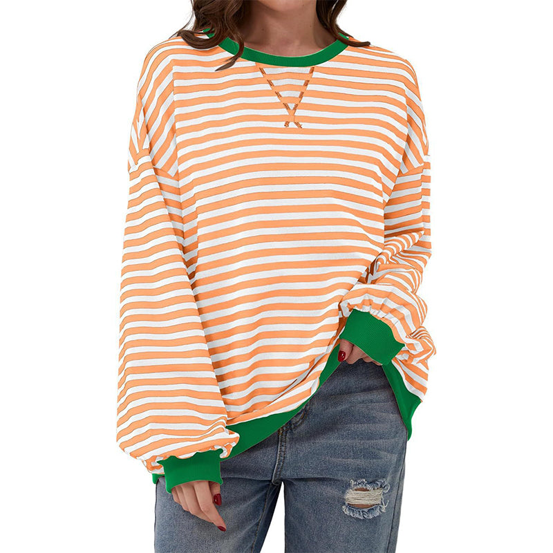 Women's Casual Striped Sweater