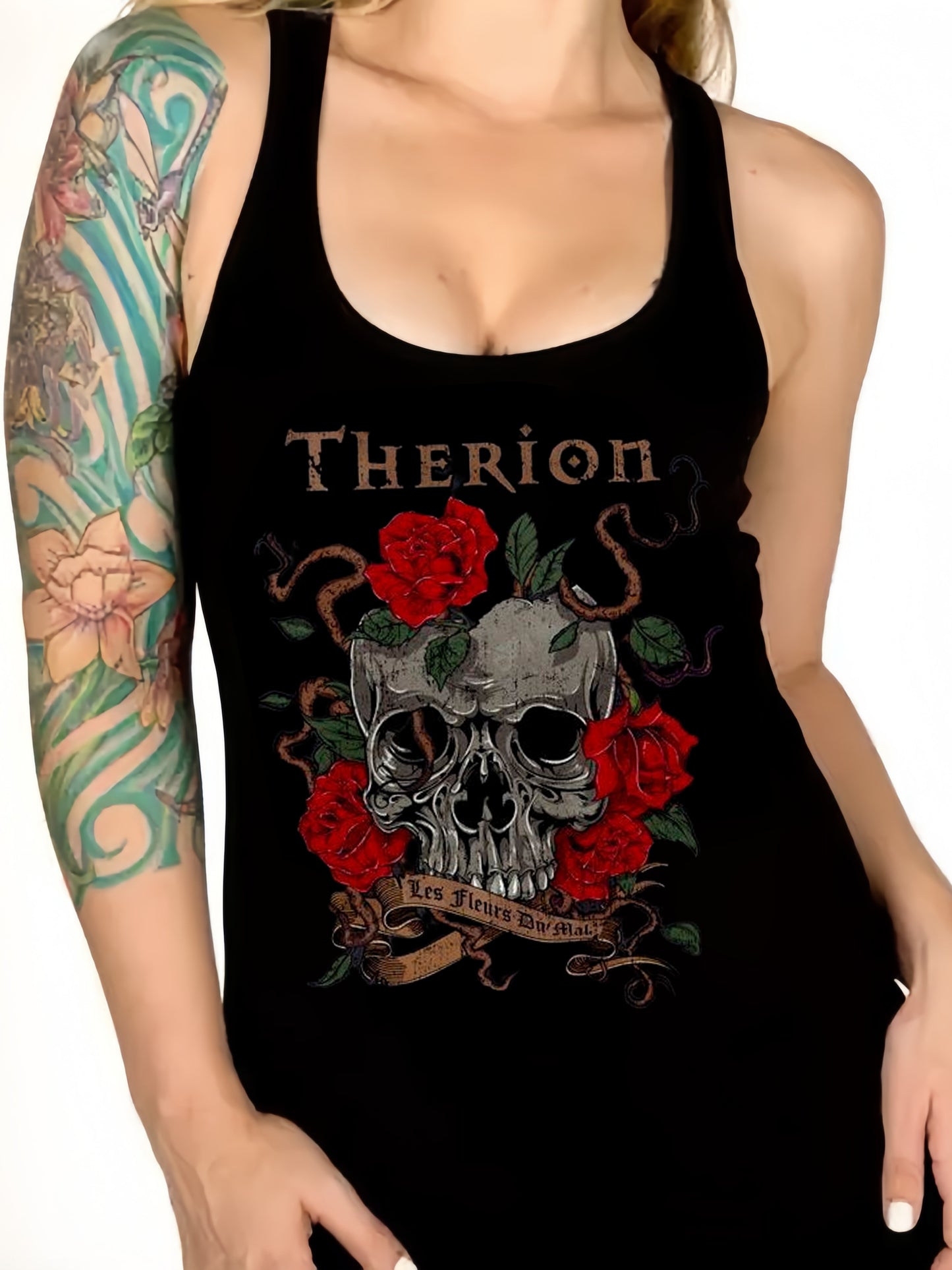 Therion Les Fleurs du Mal Printed Sexy Vest